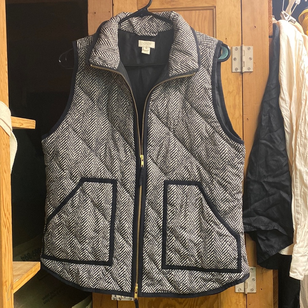 J Crew Herringbone vest
